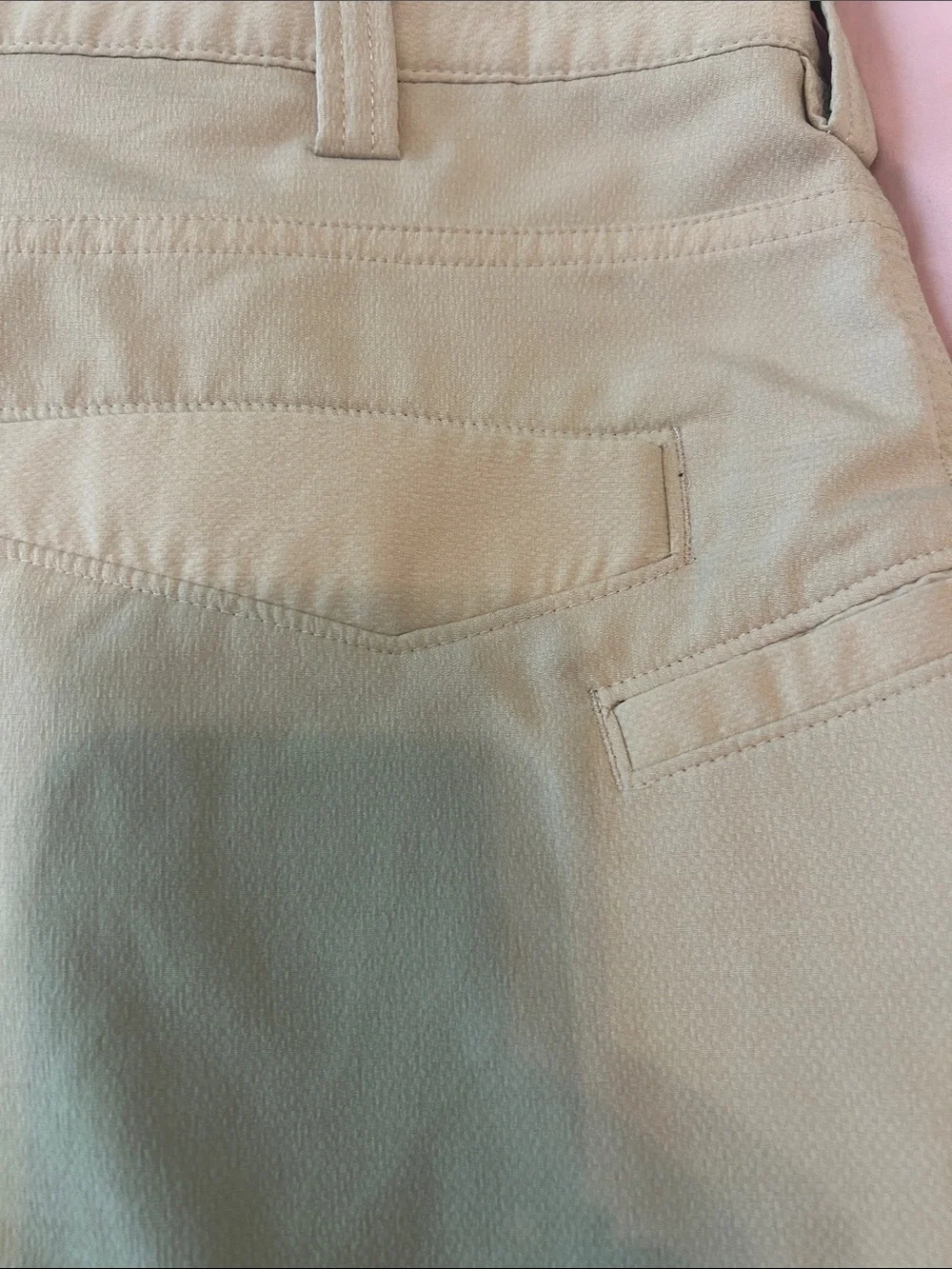 Under Armour Beige/Tan man’s Performance Bermuda Shorts